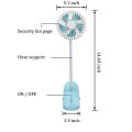 Super Large volume 360 Degree 1200mah Mini Rechargeable Desk Portable Usb Electric Motor Cooling Fan